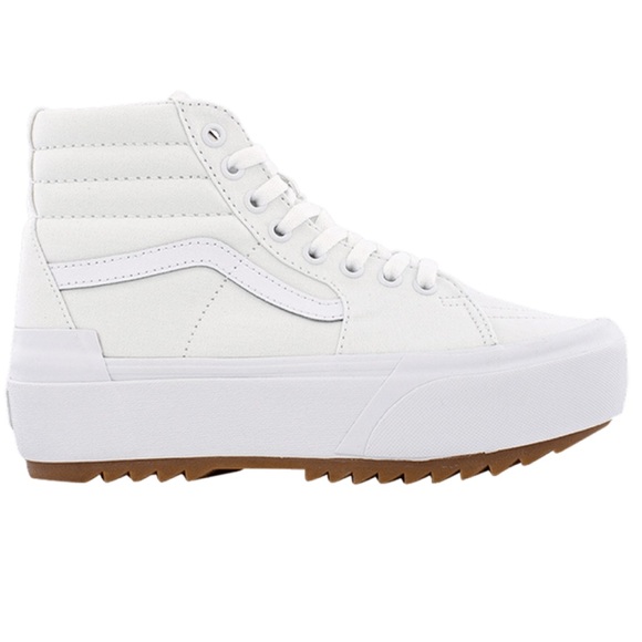Vans Men’s Sk8-Hi Stacked (Canvas) True White
VN0A4BTWL5R Platforms Sneakers - Picture 1 of 16